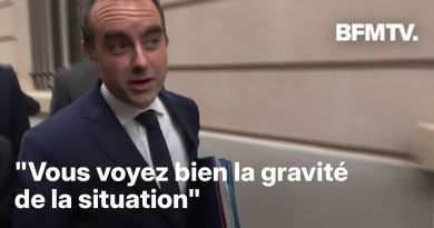 Réaction de Sébastien Lecornu après le rejet des motions de censure