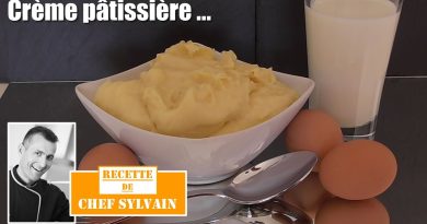 Recette de Crème Pâtissière par le Chef Sylvain