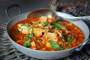 Poulet au yaourt et épices 