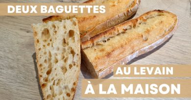 Recette facile : deux baguettes au levain maison !