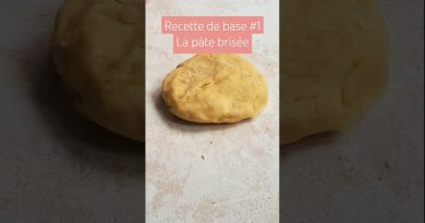 Recette rapide de pâte brisée sucrée pour tarte 🥧