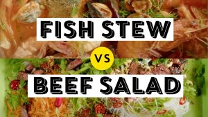 Recettes de ragoût de poisson et salade de bœuf par Jamie Oliver