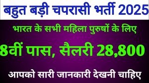 Recrutement 2025 : 8ème, Salaire 28 800, Ouvert à tous