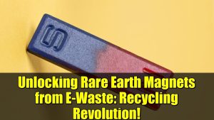 Récupération des aimants rares à partir des déchets électroniques !