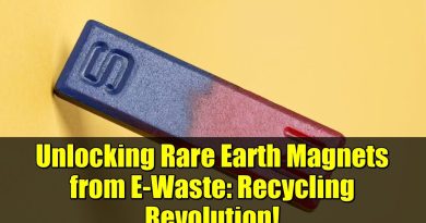 Récupération des aimants rares à partir des déchets électroniques !