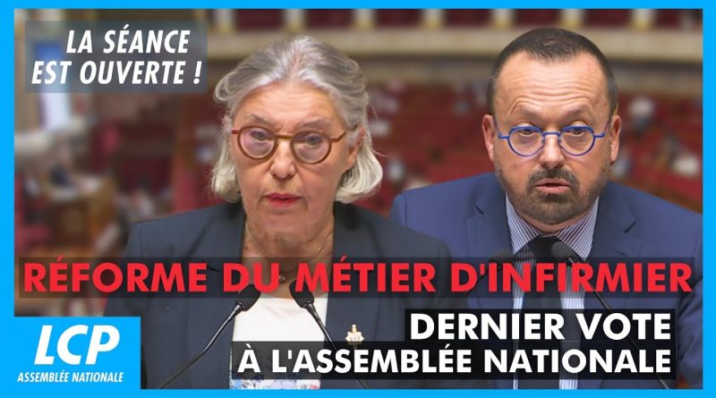 Réforme des infirmiers : vote crucial à l'Assemblée !