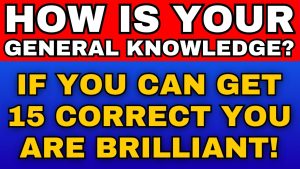 Relève le défi : 15 questions en 5 minutes !
