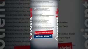 Remaniement ministériel : vérité ou rumeur ?