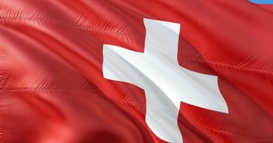Switzerland, Alps, Matterhorn, lake, mountains, Swiss flag, Geneva