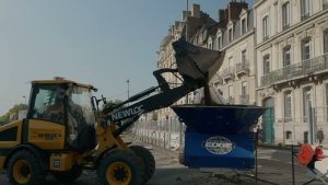 Rennes : des barges sur la Vilaine, un parking recyclé
