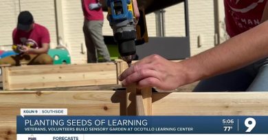 Rénovation d'une salle de classe extérieure par des vétérans