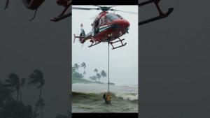 Rescue en Hélicoptère au Cœur de la Tempête