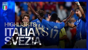 Résumé : Italie-Suède 4-0 | U21 | Qualifications EURO 2027