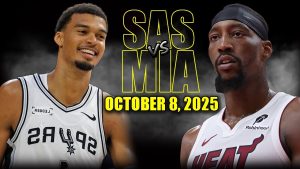 Résumé du match Spurs vs Heat - Pré-saison NBA, 8 octobre 2025