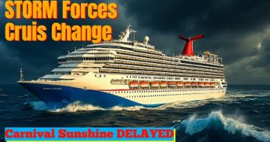 Retard d'un paquebot Carnival à cause d'une tempête massive