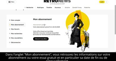 RetroNews : Guide 5 - Découvrez votre espace personnel