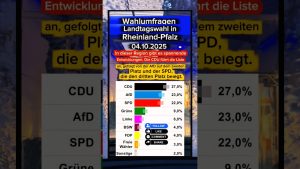 Rheinland-Pfalz : AfD seconde, CDU en tête, SPD en retrait