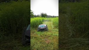 Robot de tonte à distance : s'adapte à tous les terrains !
