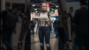 Robots en action à l'Expo Tesla : innovations à découvrir