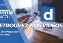 Rolex Paris Masters : Regardez vos vidéos de tennis sur Dailymotion Tennis Actu TV