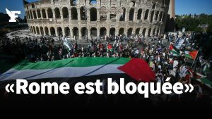 Rome : une marée humaine pour soutenir les Palestiniens