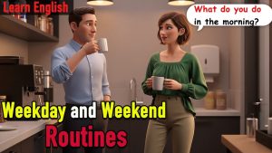 Routines Quotidiennes et de Week-end : Pratique d'Anglais A2