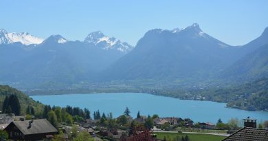 Auvergne-Rhône-Alpes, Lyon, Annecy, Alps, volcano, lake, mountain, ski, village