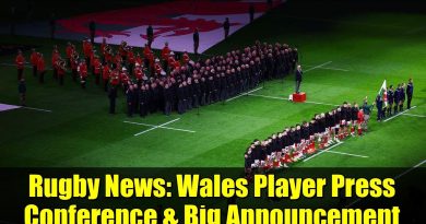 Rugby : Conférence de presse des joueurs gallois et annonce majeure
