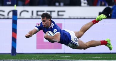 Rugby: la France encore battue par l'Afrique du Sud, deux ans après le cauchemar du quart de finale