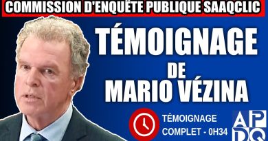 SAAQclic : Mario Vézina témoigne devant la commission d'enquête