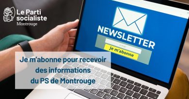 S'abonner à l'infolettre du PS Montrouge - Site officiel du Parti Socialiste de Montrouge (92)