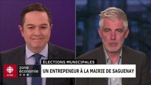 Saguenay : priorité à l'économie pour le maire désigné Luc Boivin