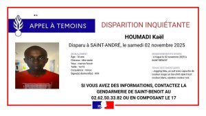 Saint-André : la gendarmerie lance un appel à témoins pour retrouver Kaël Houmadi, 16 ans