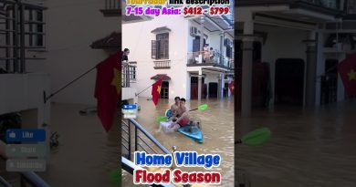 Saison des inondations : des soldats apportent de la nourriture