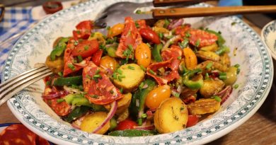 Salade andalouse au chorizo : l'été dans votre assiette !