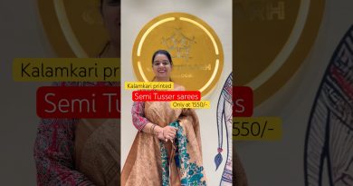 Sarées Kalamkari Semi Tussar : Tradition et Art au Rendez-vous