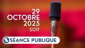 Séance publique du 29 octobre 2025 en soirée