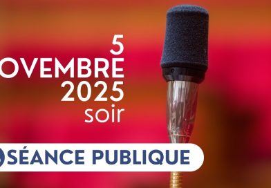 Séance publique du 5 novembre 2025 en soirée