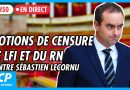 Sébastien Lecornu confronté à ses premières motions de censure