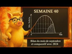 Semaine 40 : Production solaire et factures EDF en septembre