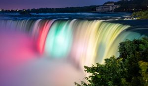 Canada, nature, mountains, Niagara Falls, Northern Lights, maple leaf, cityscape