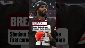 Shedeur Sanders débute en carrière dimanche contre les Raiders