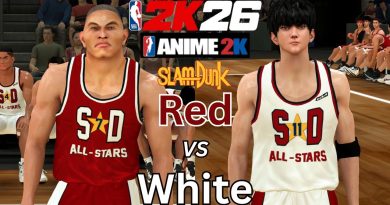 Slamdunk : Red All-Star contre White All-Star dans NBA 2K24