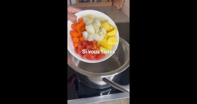 Soupe de poulet riche en légumes 🍲🥦