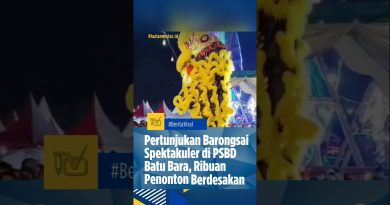 Spectacle de Barongsai à PSBD Batu Bara : foule en délire !