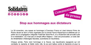 Mettre fin aux hommages aux dictateurs : un appel à la réflexion sur l'histoire