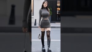 Style de mode urbaine : la beauté des filles chinoises