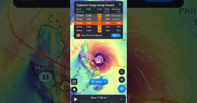 Super Typhon Uwan : Point à 7h, 9 novembre 2025