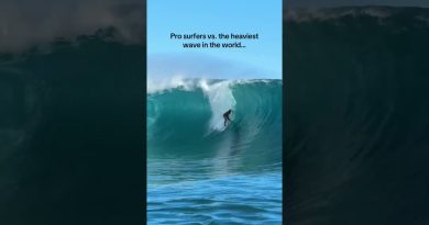Surfeurs pros face à la plus grosse vague du monde 🌊