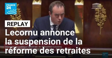 Suspension de la réforme des retraites annoncée par Lecornu